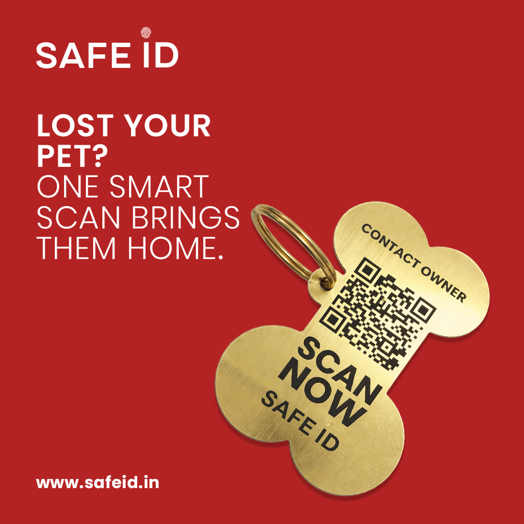 SafeID QR Smart Pet Tag