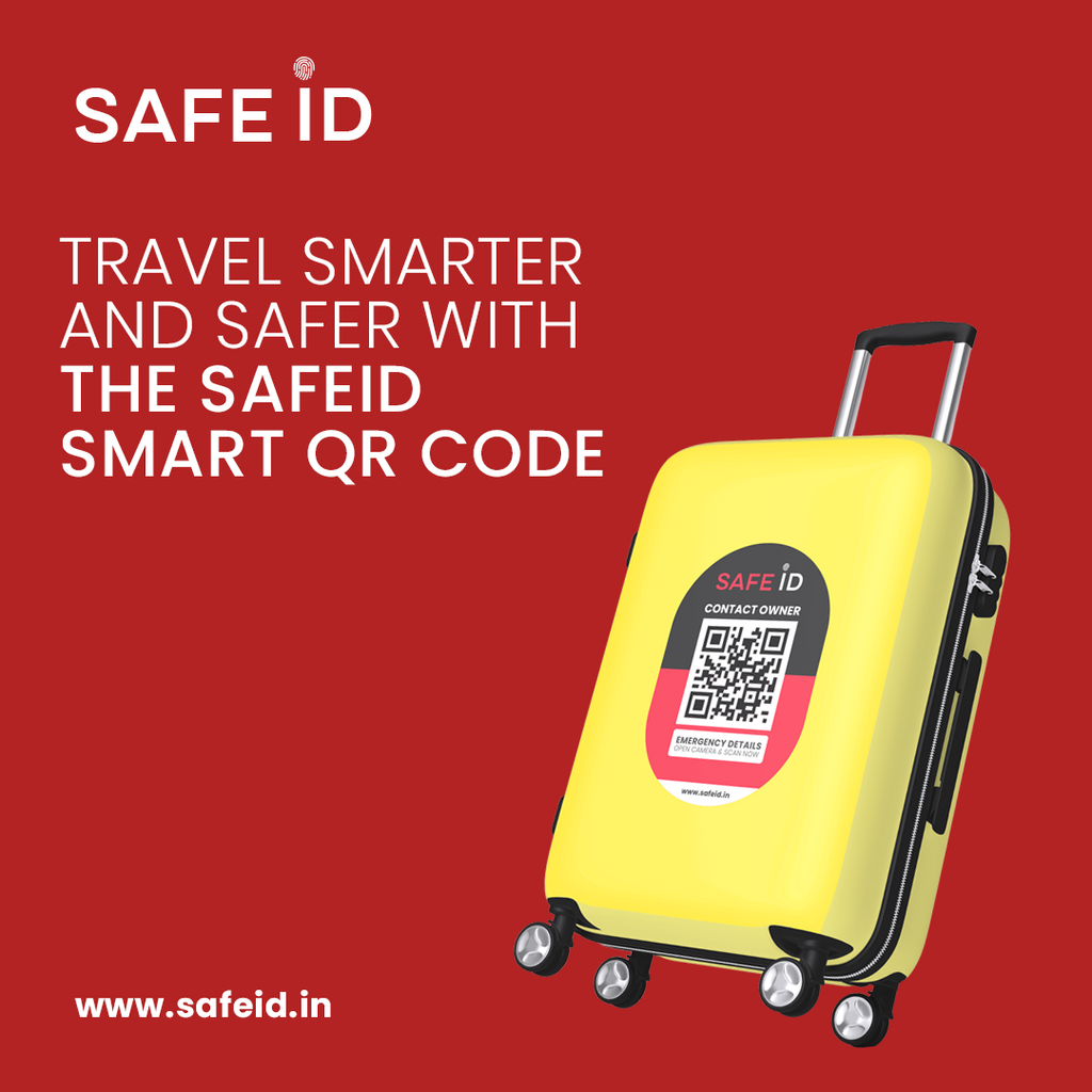 SafeID QR Smart  Luggage Tag