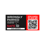SafeID QR Code Car Tag