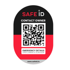 Bike/Helmet QR Sticker