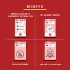 SafeID QR Code Car Tag