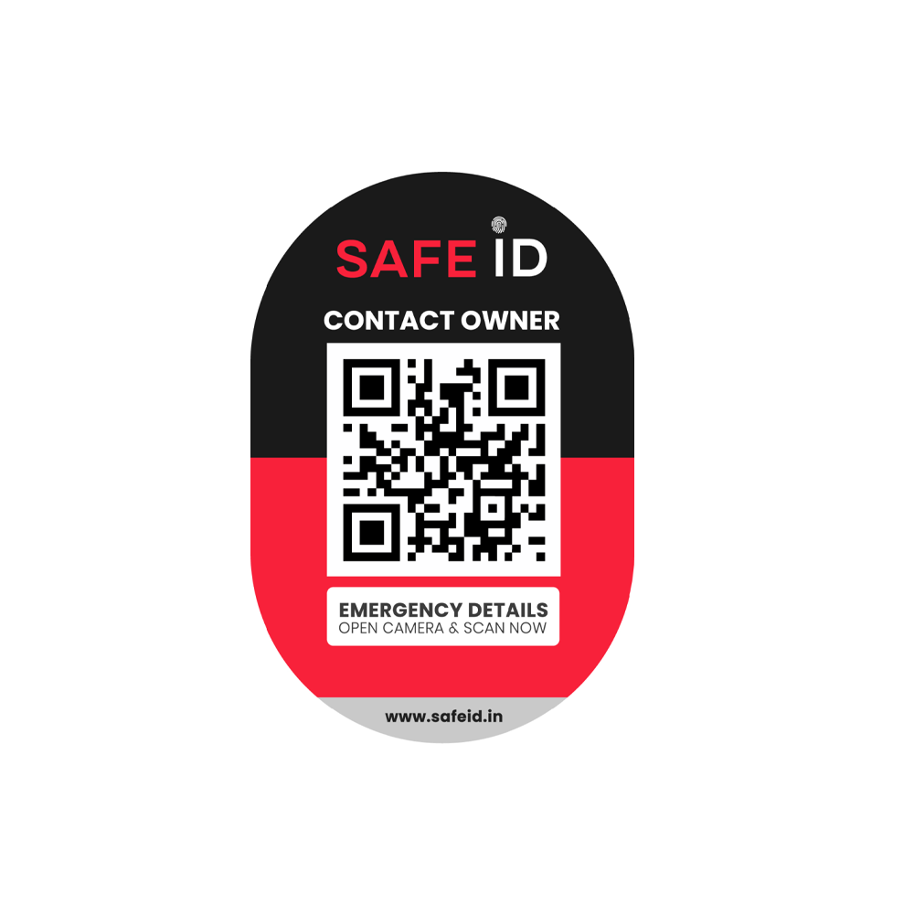 SafeID QR Smart  Luggage Tag