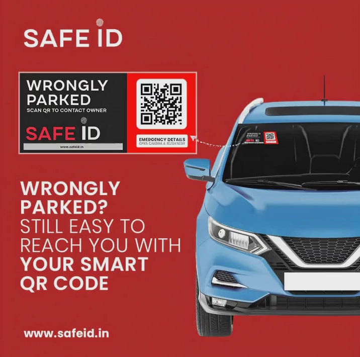 SafeID QR Code Car Tag